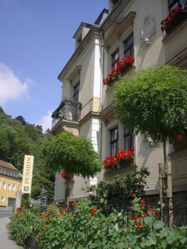 Hotel Gaestehaus Loschwitz Dresde Exterior foto